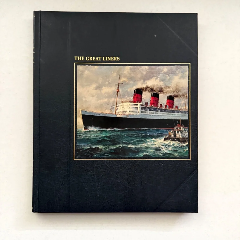 The Seafarers Time Life Books, Luxury Yachts, The Great Liners, Vintage Hardcove